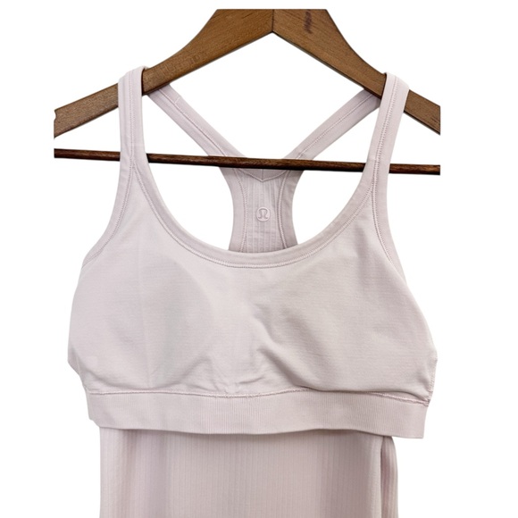 Lululemon Ebb to Street Racerback Tank in Pink Ribbed Size 6 - Picture 10 of 13